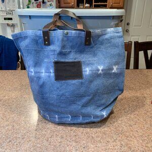 Lovestitch Blue denim Tote New without tags